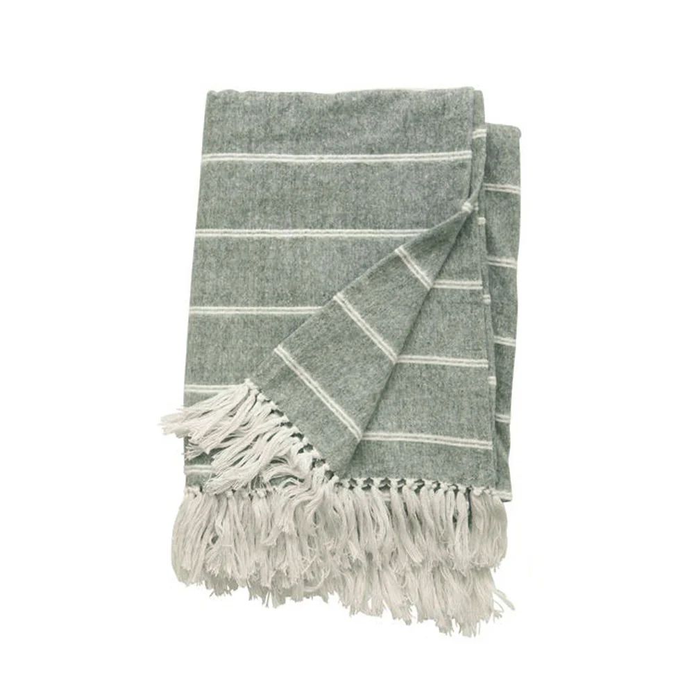 Striped Fringe Throw | Tuesday Made