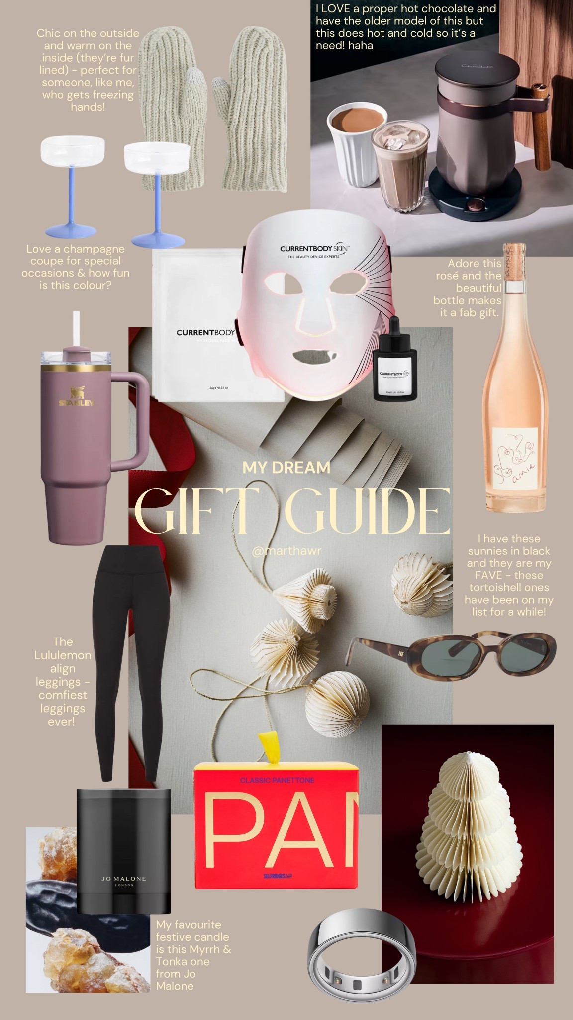 My DREAM gift guide 🤩

Gift guide for her, beauty, fashion, sunglasses, Christmas gift, stocking fillers, 

#LTKgiftguide #LTKfestive #LTKCyberWeek