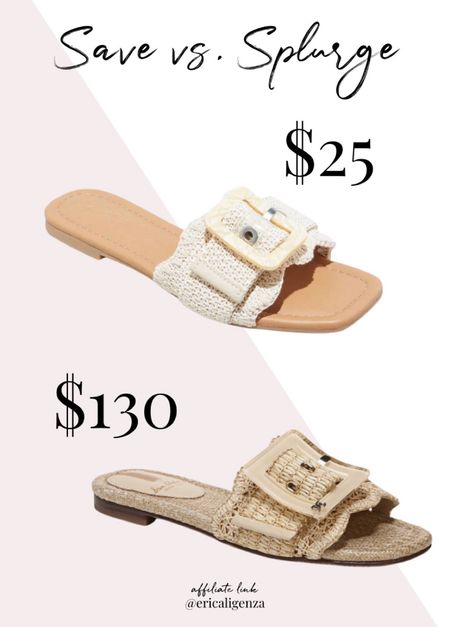 Save vs splurge! Spring sandals from Target for $25 vs raffia slides for $130! 

Raffia sandals // slide sandals // sandals with buckle // target fashion // spring shoes under $30 

#LTKshoecrush #LTKstyletip #LTKfindsunder50