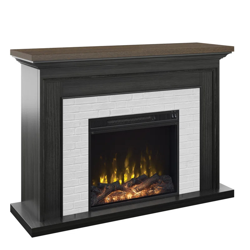 Ellington Circle 47.38'' W Electric Fireplace | Wayfair North America