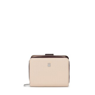 Small beige and brown New Dubai Wallet | TOUS USA