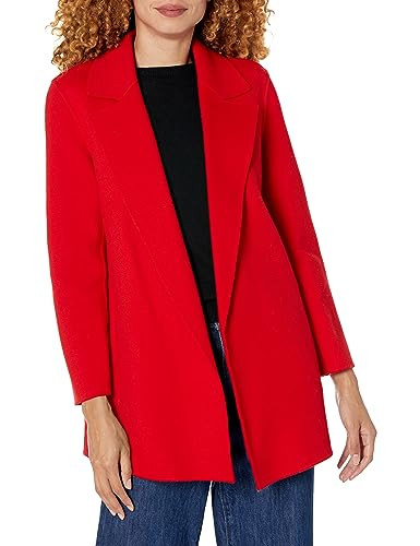Theory Women's Clairene Coat, Geranium, S | Amazon (US)