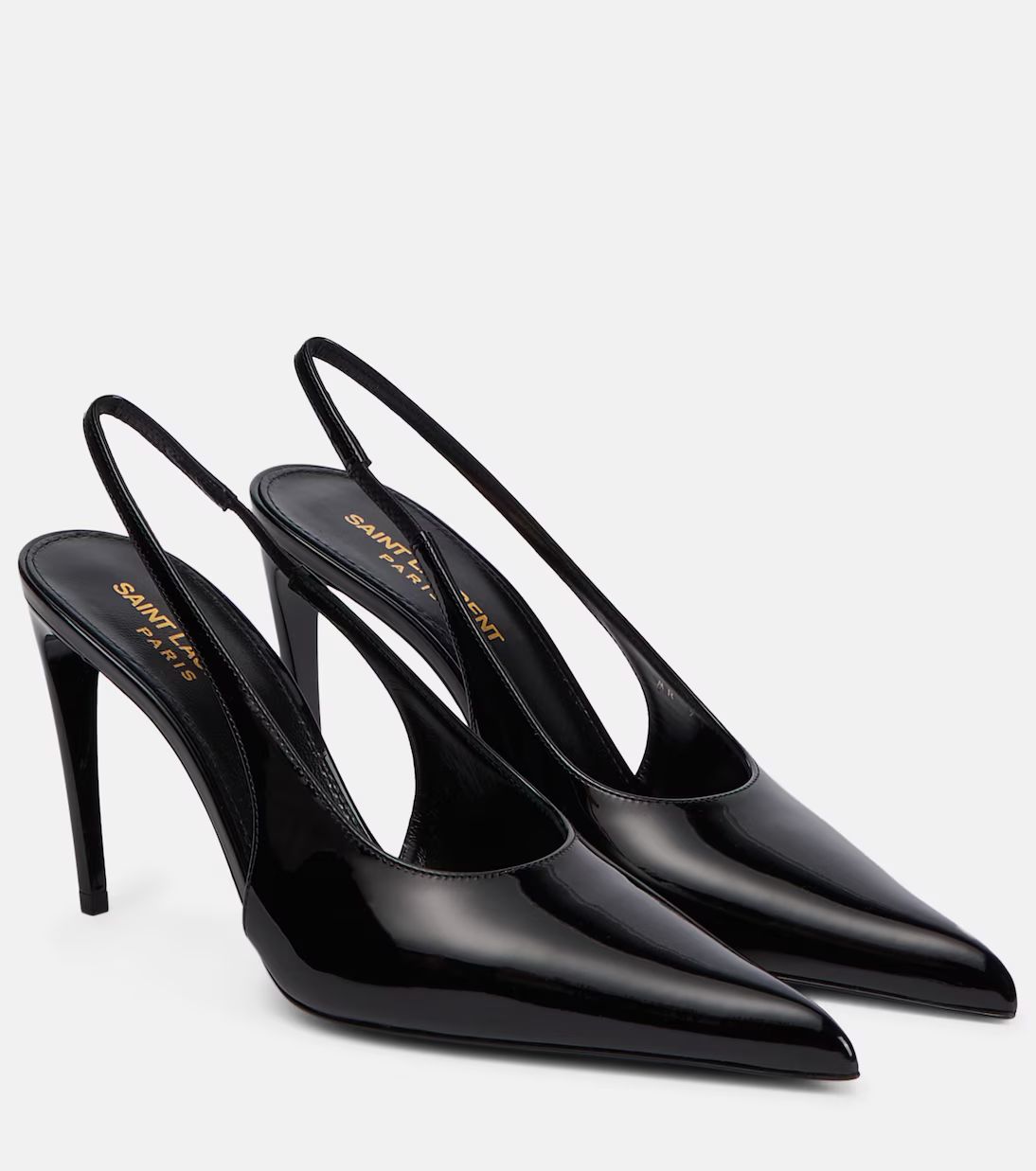 Pulp 90 patent leather slingback pumps | Mytheresa (UK)