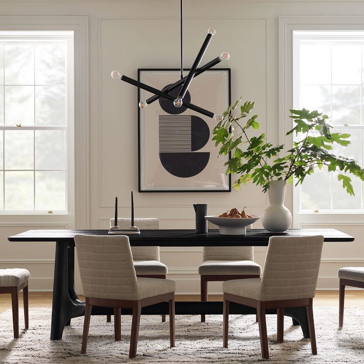 Tanner Solid Wood Dining Table (76", 96") | West Elm (US)