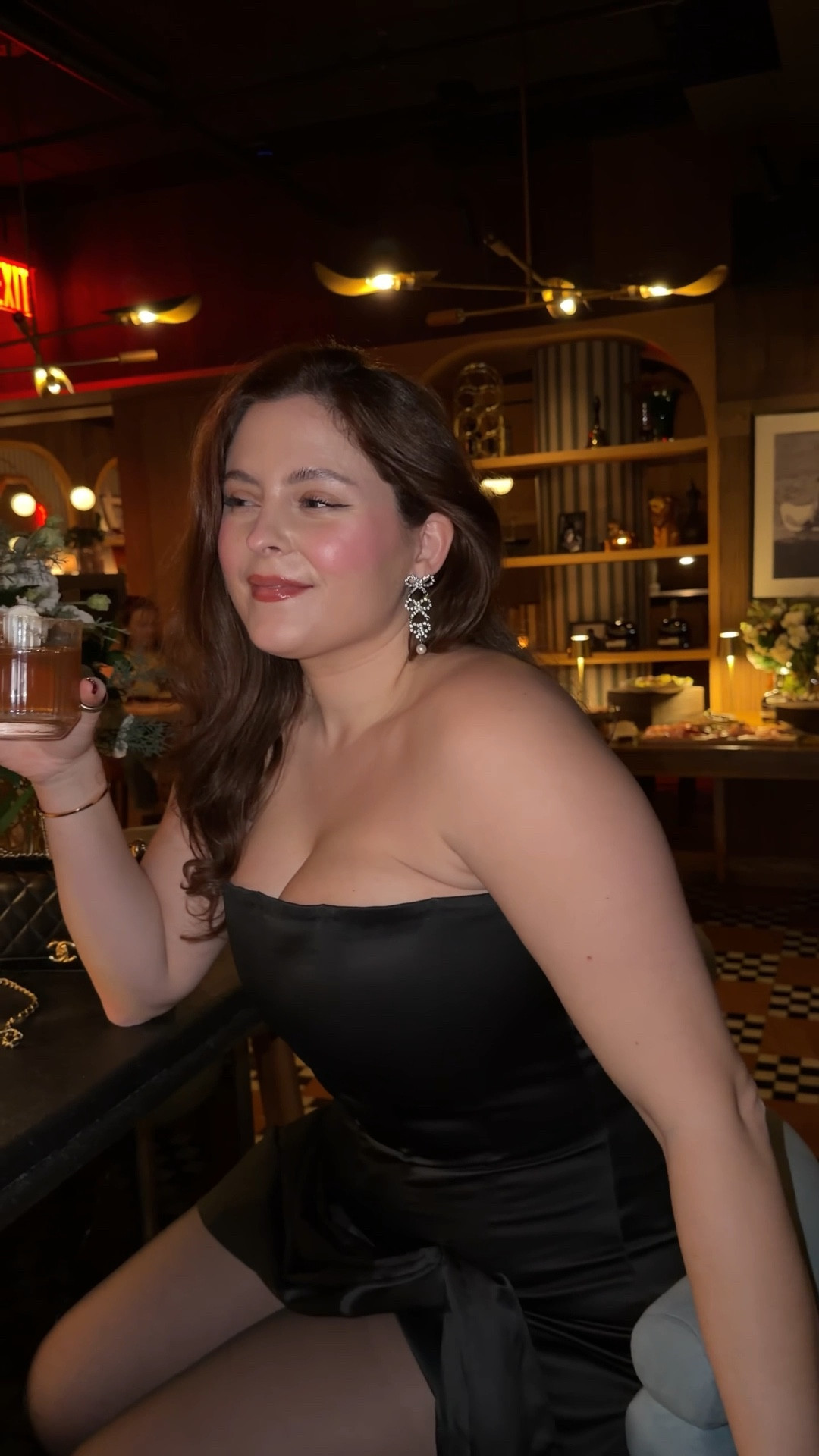 Leau sayin black mini strapless dress
Bow earrings

#LTKValentine #LTKSeasonal #LTKMidsize