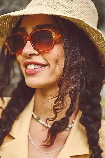 Golden Year Square Sunglasses | Free People (Global - UK&FR Excluded)