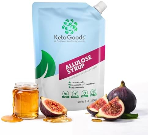 Keto Goods Allulose Sweetener - Sugar Free Keto Syrup, Zero Calorie with No Carbs - No Glycemic I... | Amazon (US)