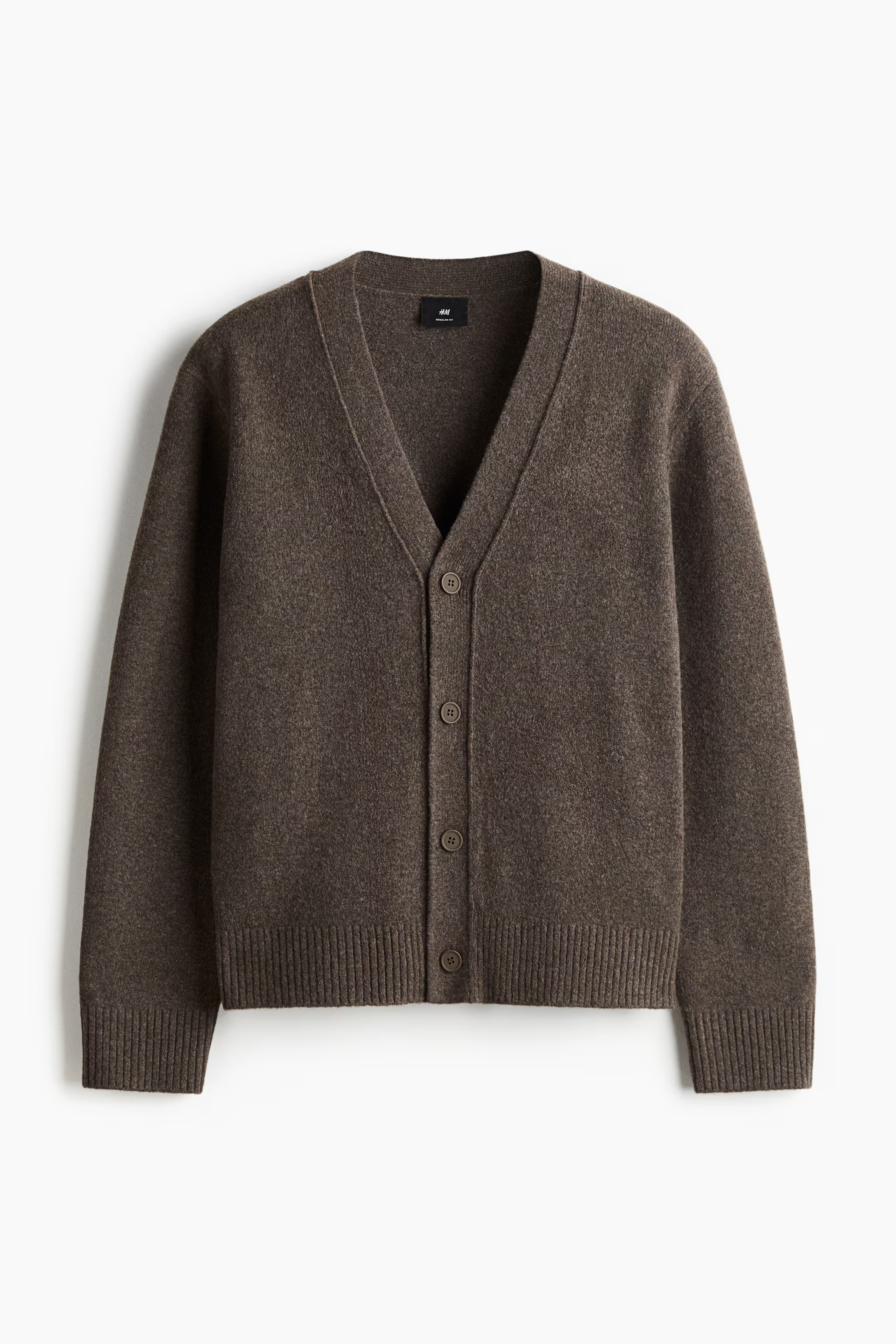 Regular-Fit Brushed Cardigan | H&M (US + CA)