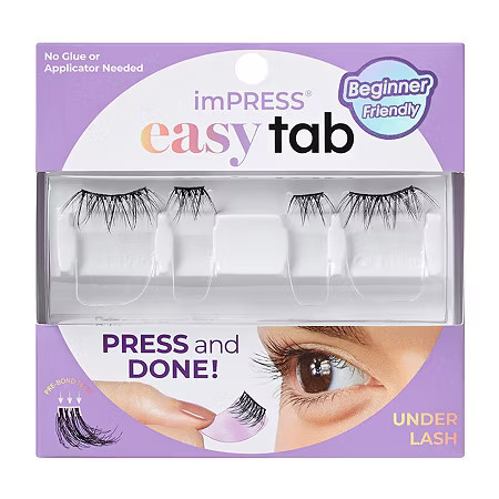 Kiss Lashes Impress Easy Tab Classy Natural, One Size | JCPenney