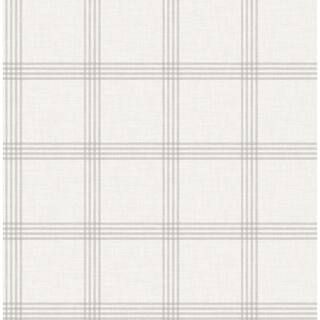 Chesapeake Twain Dove Plaid Strippable Roll (Covers 56.4 sq. ft.) 3115-24478 - The Home Depot | The Home Depot