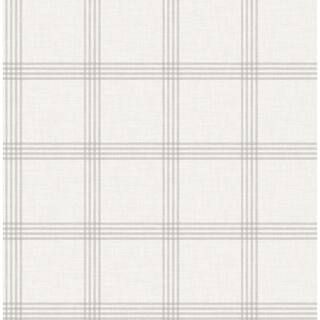 Twain Dove Plaid Strippable Roll (Covers 56.4 sq. ft.) | The Home Depot