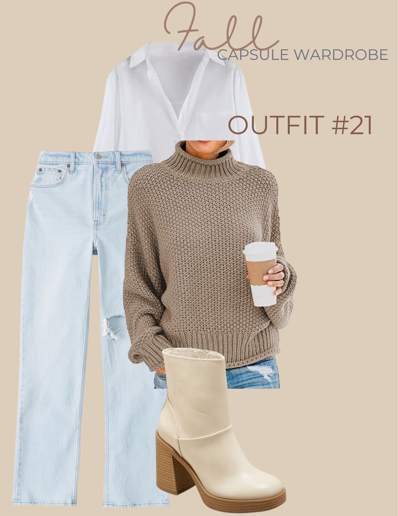 Casual layered sweater over button down shirt for fall

#LTKSeasonal #LTKunder50 #LTKstyletip