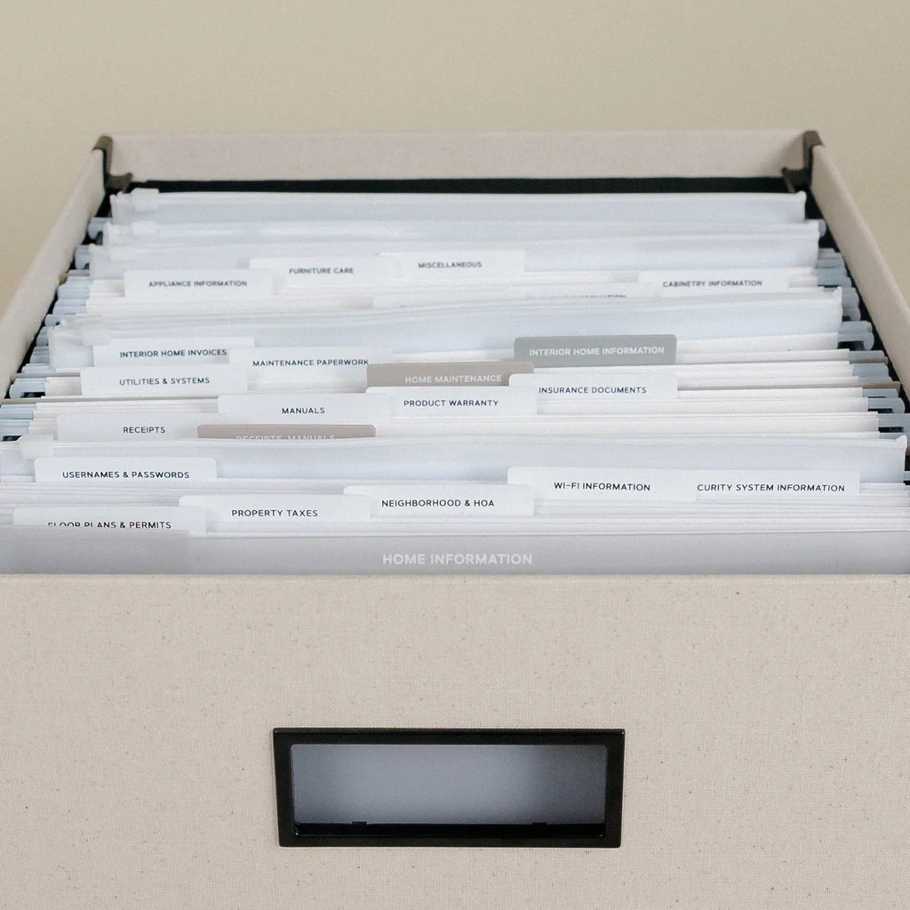 Home Information Filing System | The Dailee