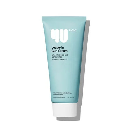 4U by Tia Leave-In Curl Cream with Flaxseed and Hemi15, 6 fl oz | Walmart (US)