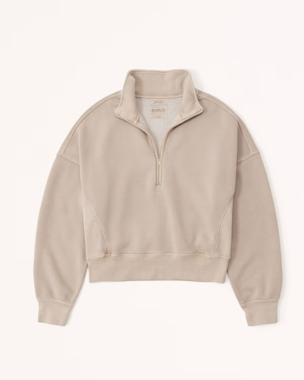 Essential Sunday Half-Zip | Abercrombie & Fitch (US)