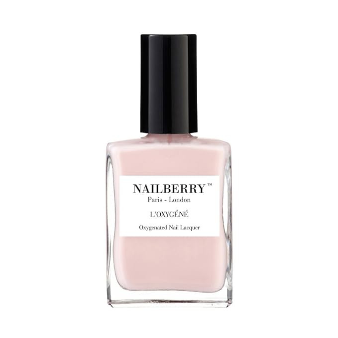 Nailberry L'Oxygéné Oxygenated Nail Lacquer | Candy Floss | Light Pink Opaque Nail Polish | UV ... | Amazon (US)