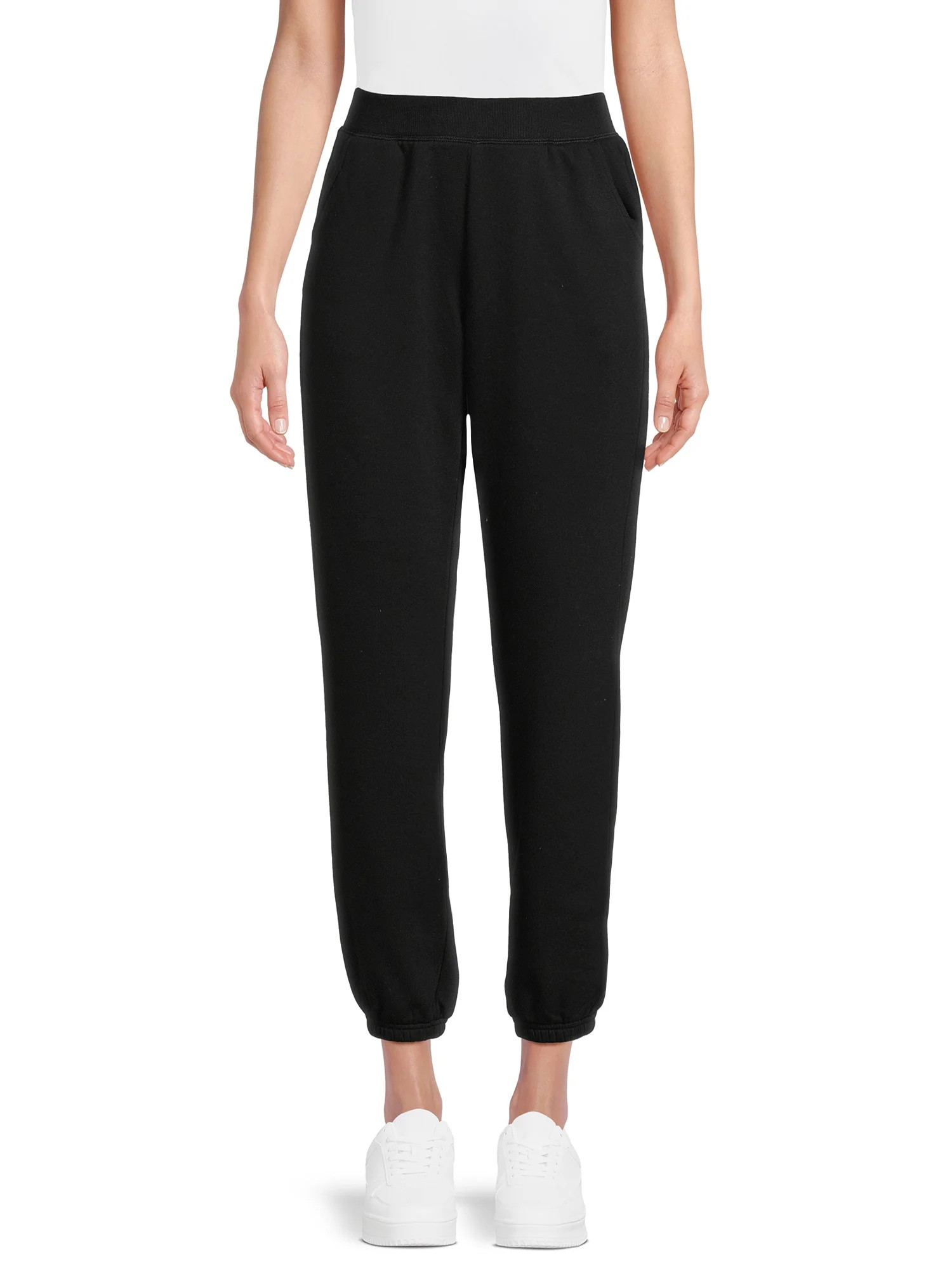 Athletic Works Women's Fleece Jogger Pants, 28” Inseam, Sizes XS-XXXL | Walmart (US)
