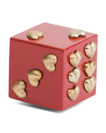 Valentine Dice Decor | TJ Maxx