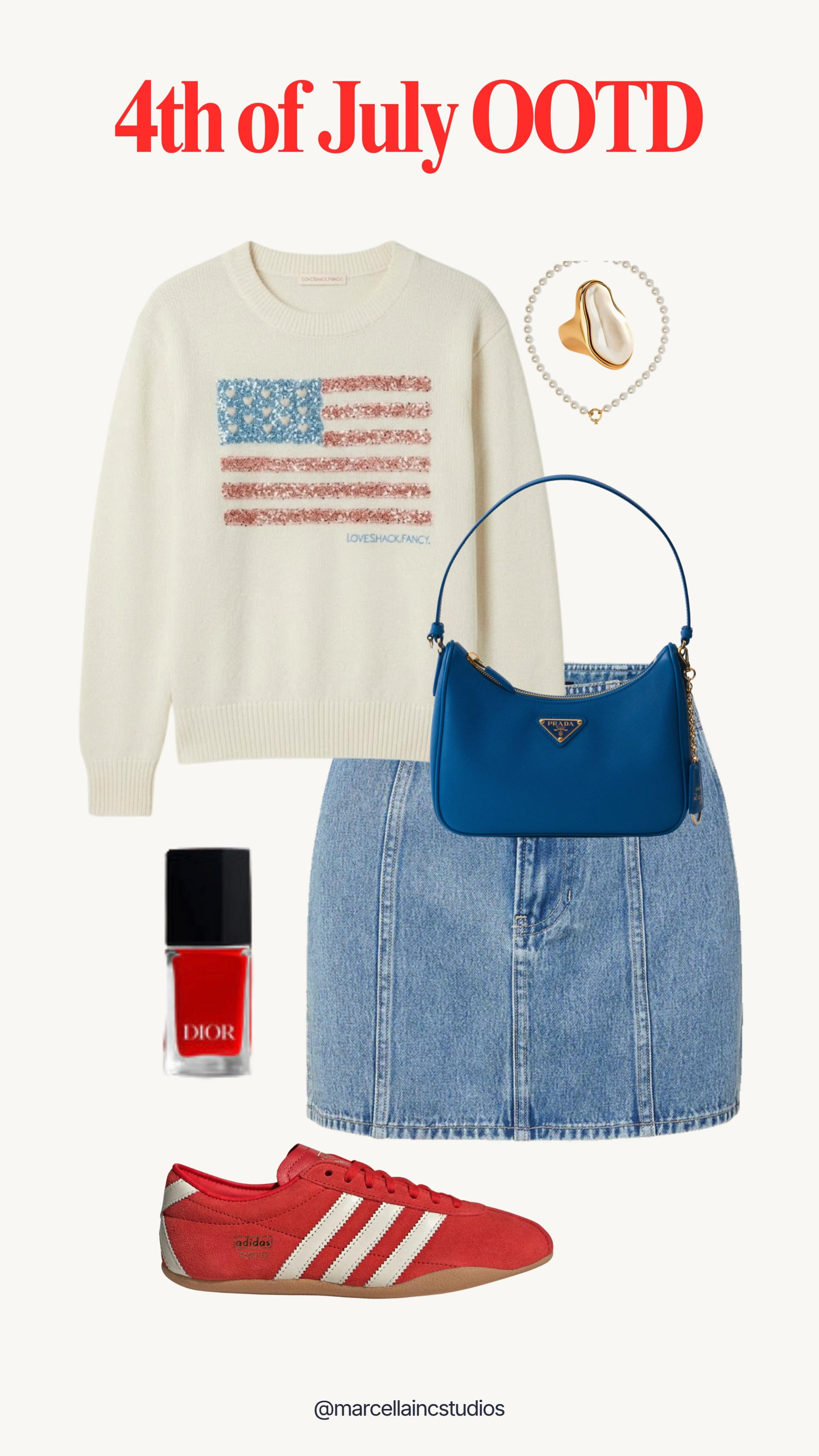 4th of July OOTD for watching fireworks when it gets cooler or for the day switch to a red or white ribbed tank. #4thofjuly #holidayweekendoutfit #summeroutfit #usaoutfit #adidasjapan #flagsweater #ltkstyletip #ltkholiday

#LTKootd