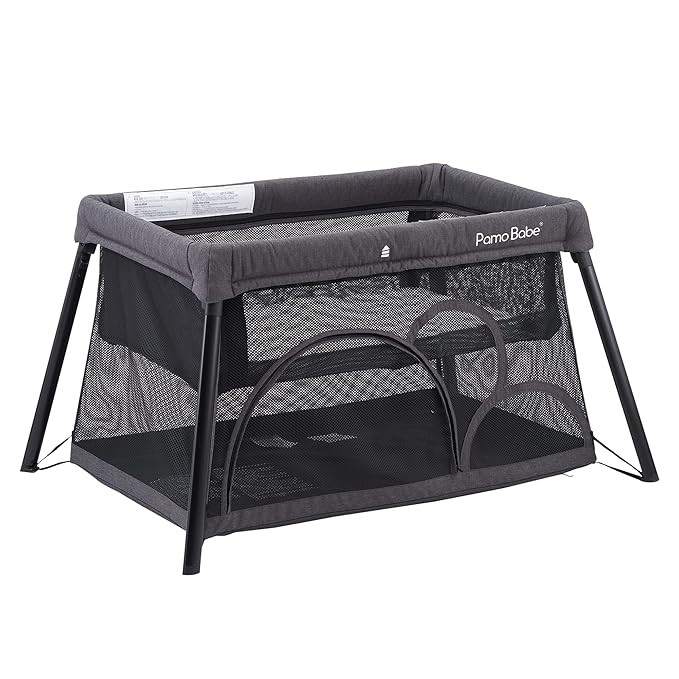 Pamo Babe Travel Crib, Portable Crib for Baby Lightweight Baby Travel Playpen, Foldable Travel Pl... | Amazon (US)