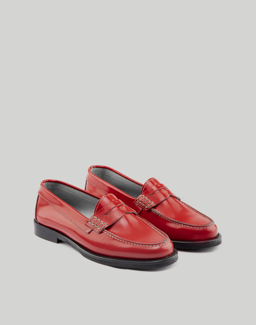 Maguire Napoli Loafers in Lipstick | Madewell