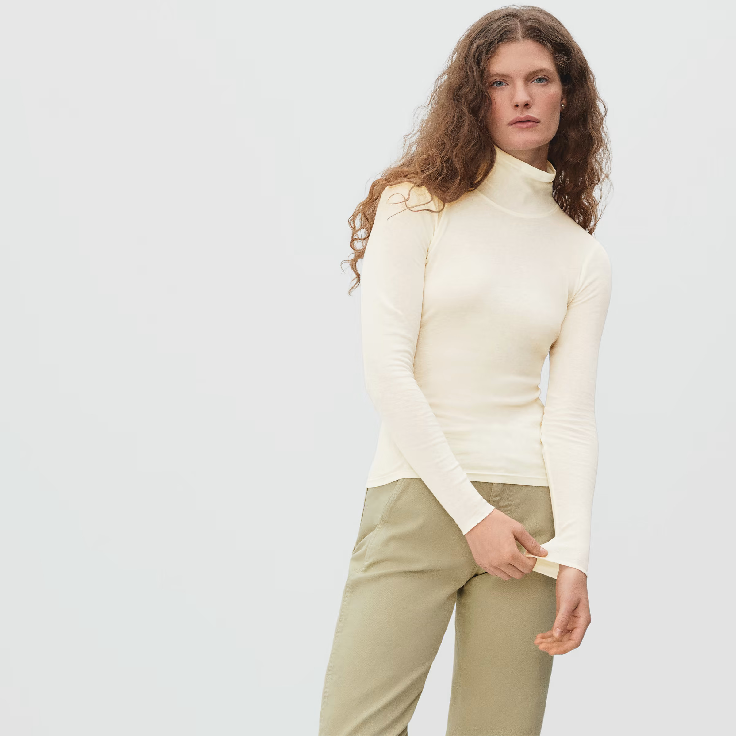 The Organic Cotton Tissue Turtleneck | Everlane