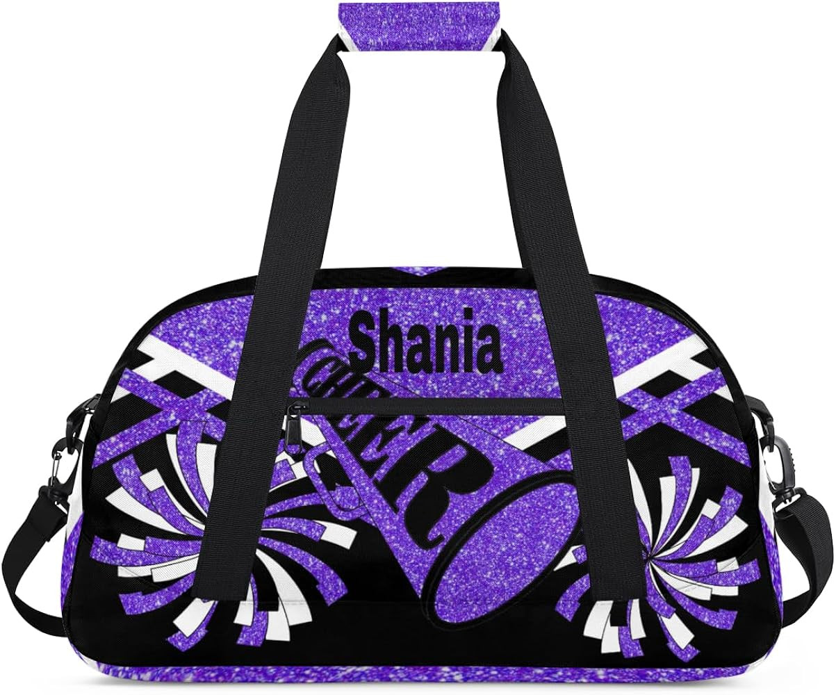 Custom Cheer Dancing Bags for Girls, Personalized Sports Duffle Bag Gym Cheerleading Bag Travel D... | Amazon (US)