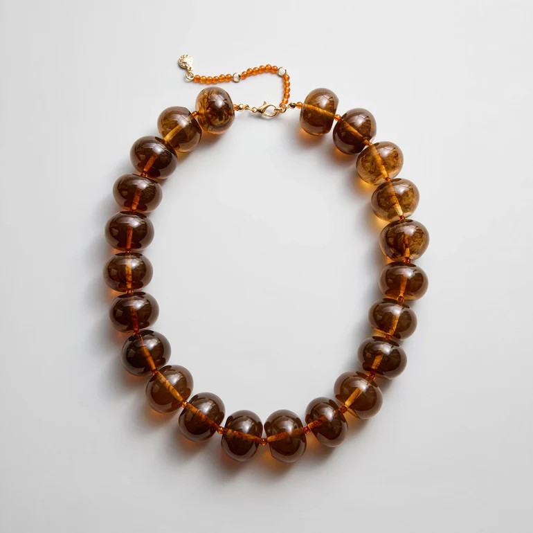 Joan Semi-Precious Necklace - Smoky Quartz | BaubleBar