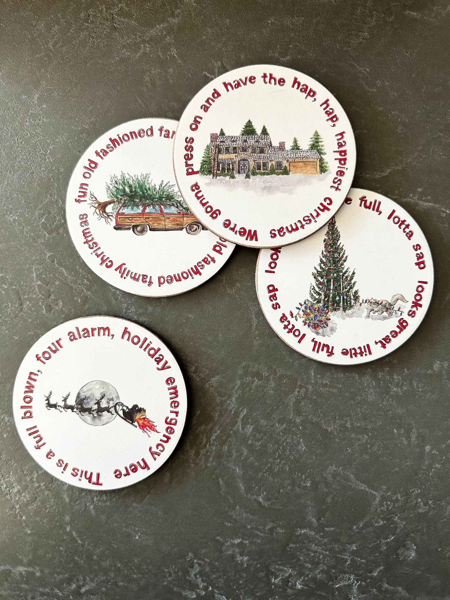 Christmas Vacation Coasters 

#LTKSaleAlert #LTKGiftGuide #LTKHoliday