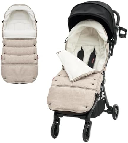 Momcozy Stroller Footmuff Universal | Easily Attaches to Most Strollers | Ultra-Plush,Weather-Pro... | Amazon (US)