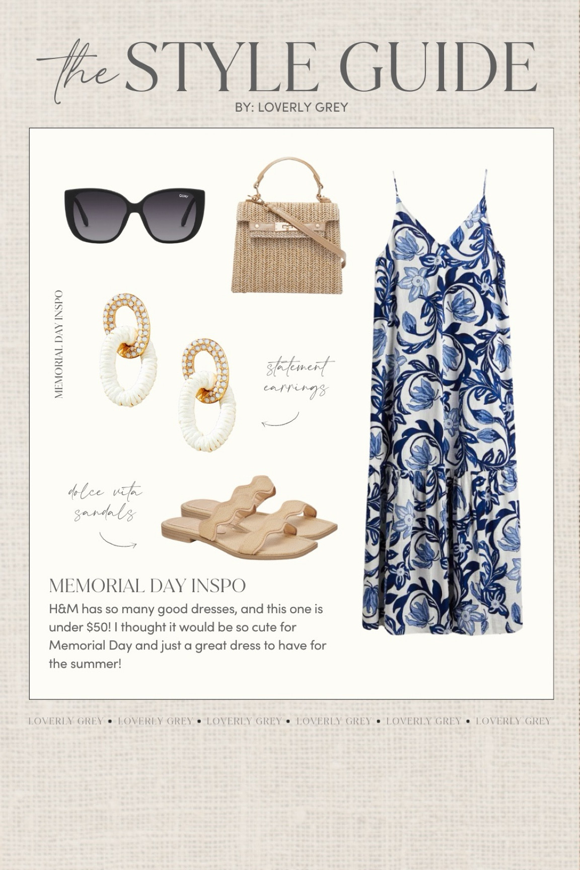 This dress! 😍 So cute for Memorial Day! 

Loverly Grey, Memorial Day outfit ideas, summer outfit ideas, summer dress

#LTKStyleTip #LTKSeasonal