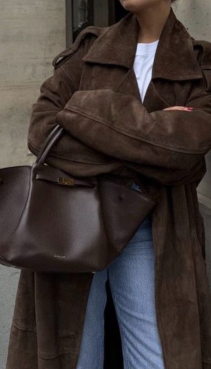 Suede is so chic for fall. Pair a suede jacket with jeans and a brown bag for a classy fall outfit idea.  

 #LTKSeasonal #LTKStyleTip #LTKWorkwear