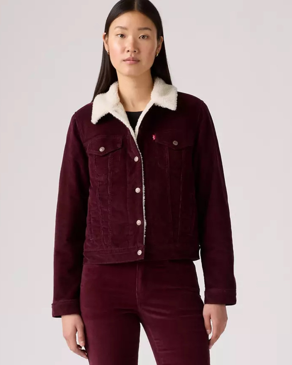 Levi's Original Sherpa Jacket is on sale 30% off. It's adorable! 

#LTKfindsunder100 #ltkseasonal 

#LTKMidsize #LTKSaleAlert #LTKGiftGuide