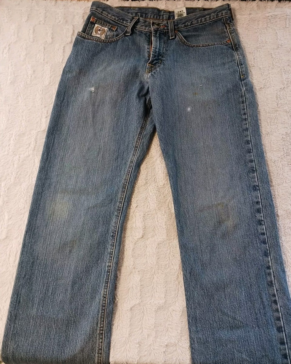 CINCH Jeans Mens 31x34 Medium Wash Blue Denim White Label Relaxed Straight Leg  | eBay | eBay US