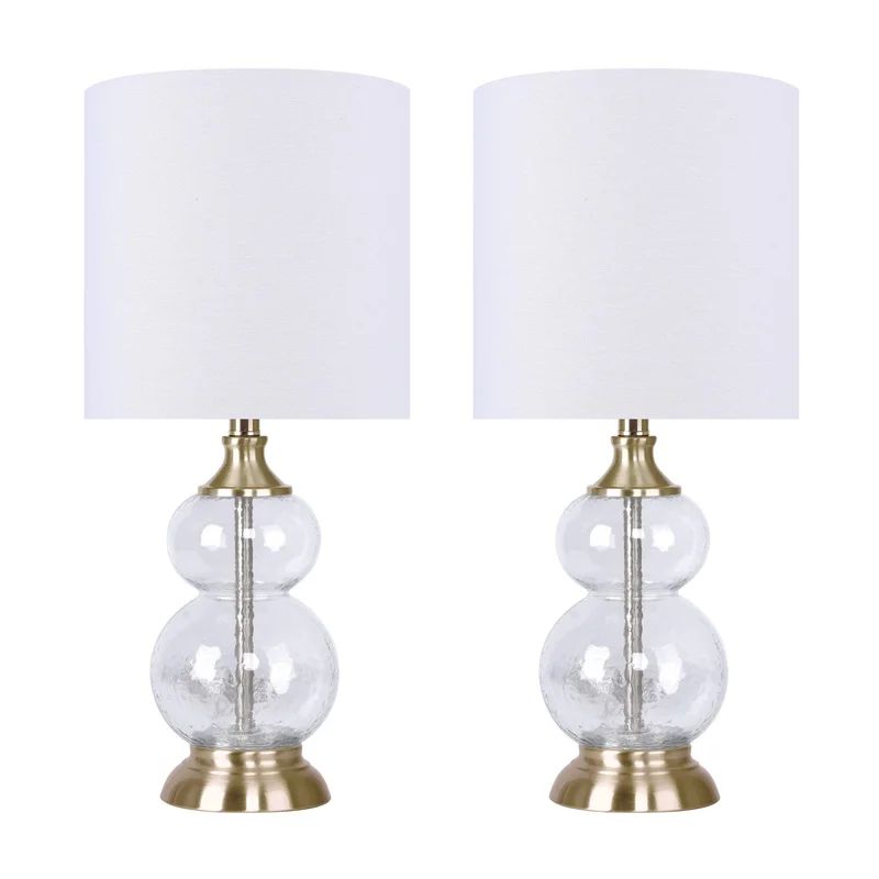 Leonardo Clear Table Lamp Set (Set of 2) | Wayfair North America