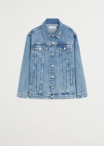 Oversize denim jacket | MANGO (US)