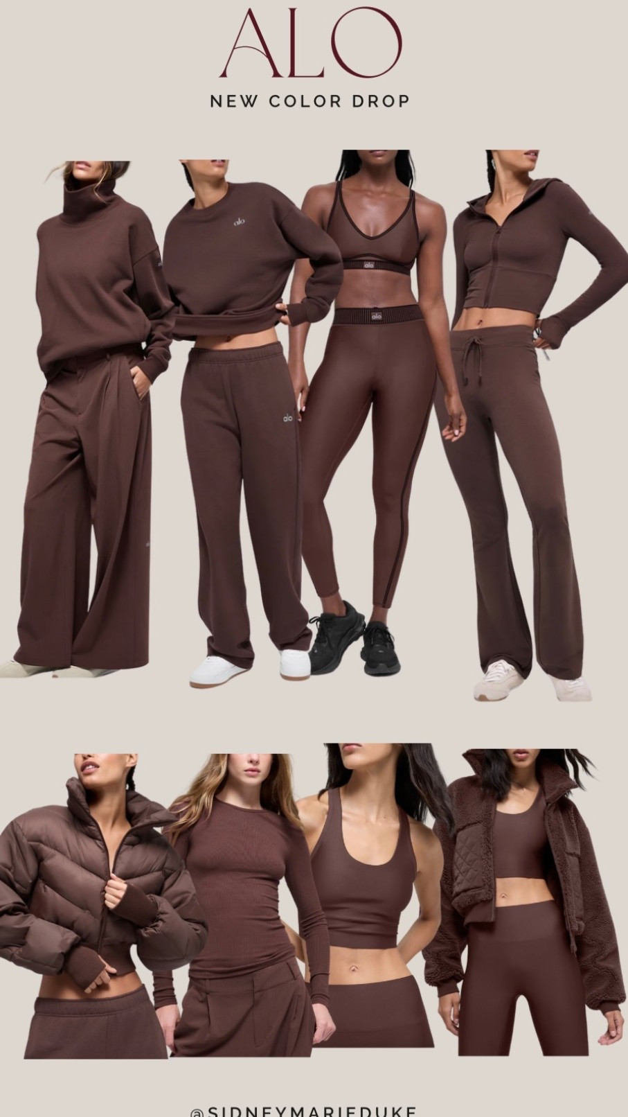 alo brown color drop 🤎🐻 love these! 

#LTKActive #LTKGiftGuide #LTKHoliday