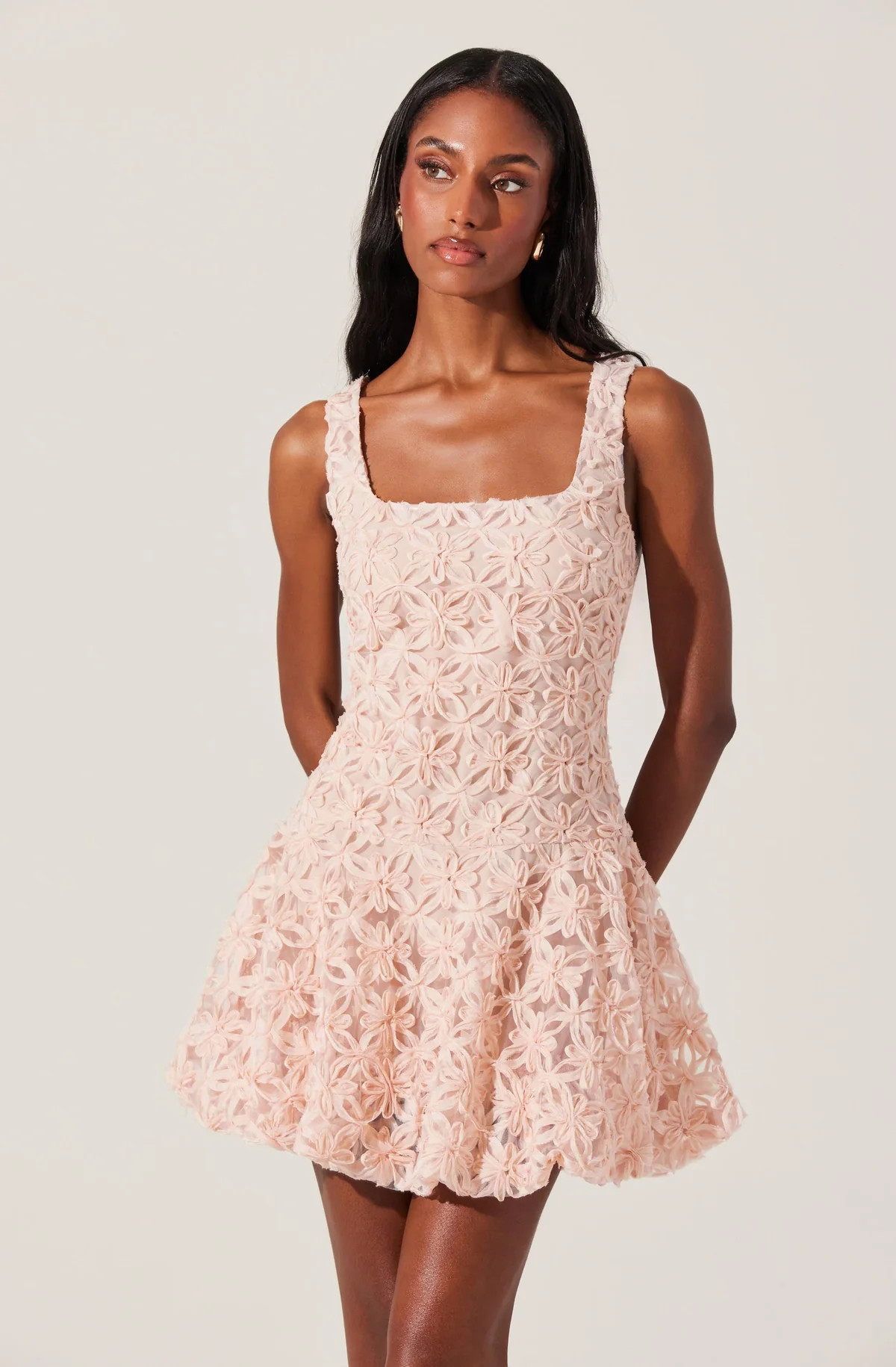 Fable 3D Floral Bubble Dress | ASTR The Label (US)