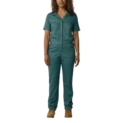 Dickies Women's FLEX Cooling Short Sleeve Coveralls, LINCOLN GREEN, XL | Amazon (US)