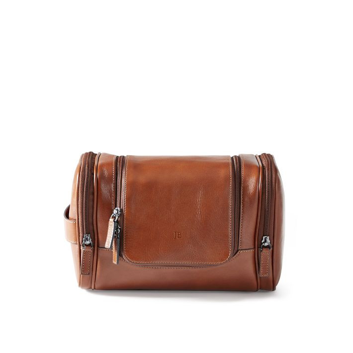 Graham Leather Hanging Toiletry Bag | Mark and Graham