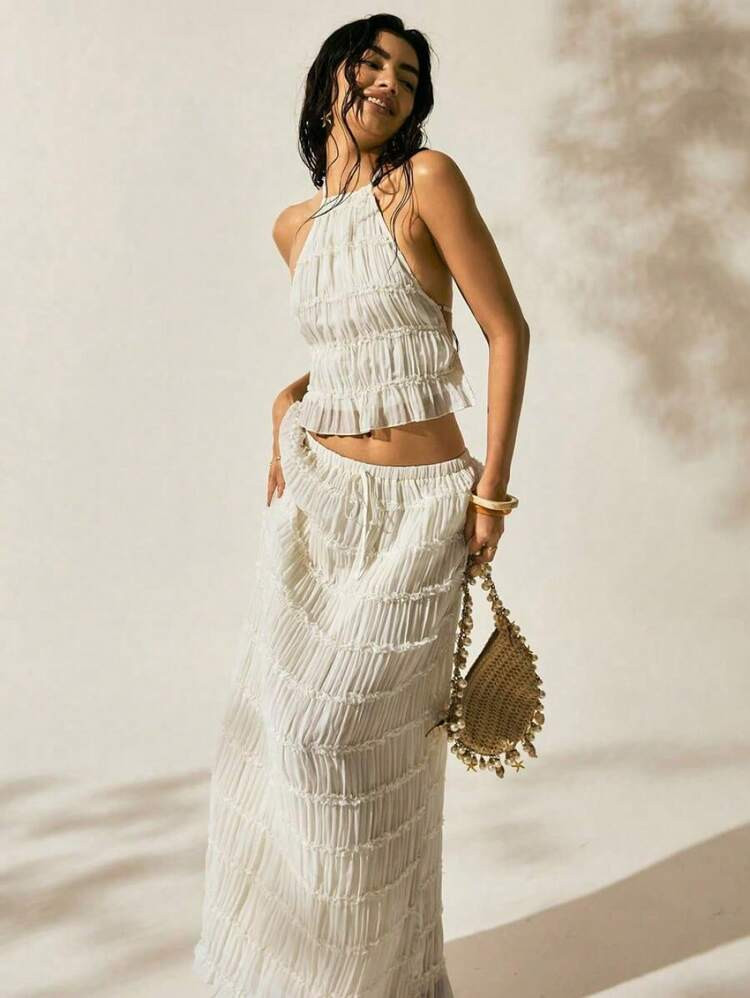 New Arrival Summer Women's Bohemian Style Vacation Outfit Women Two Pieces Outfits For Daily Wear... | SHEIN