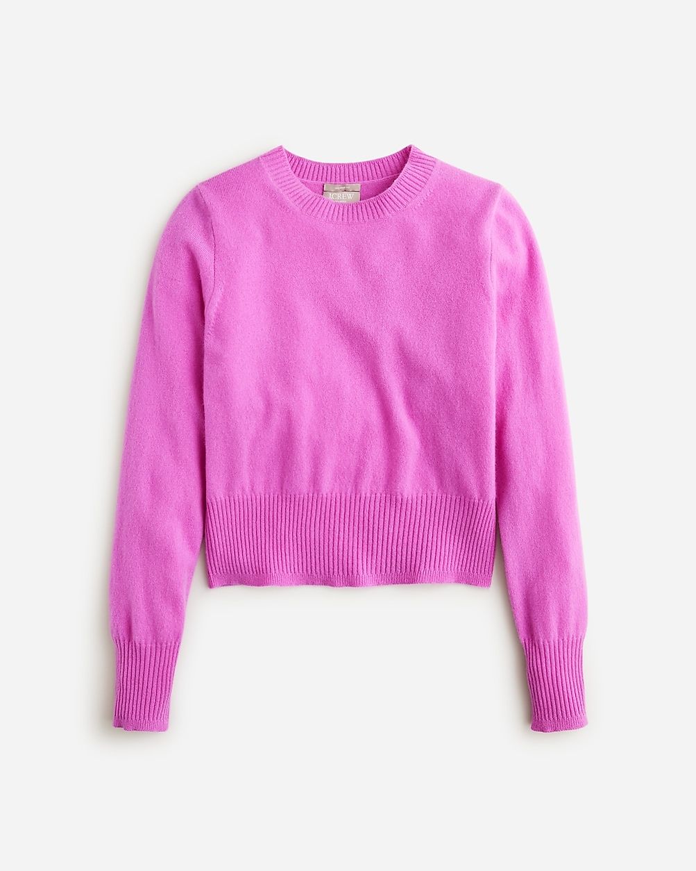 Cashmere shrunken crewneck sweater | J.Crew US