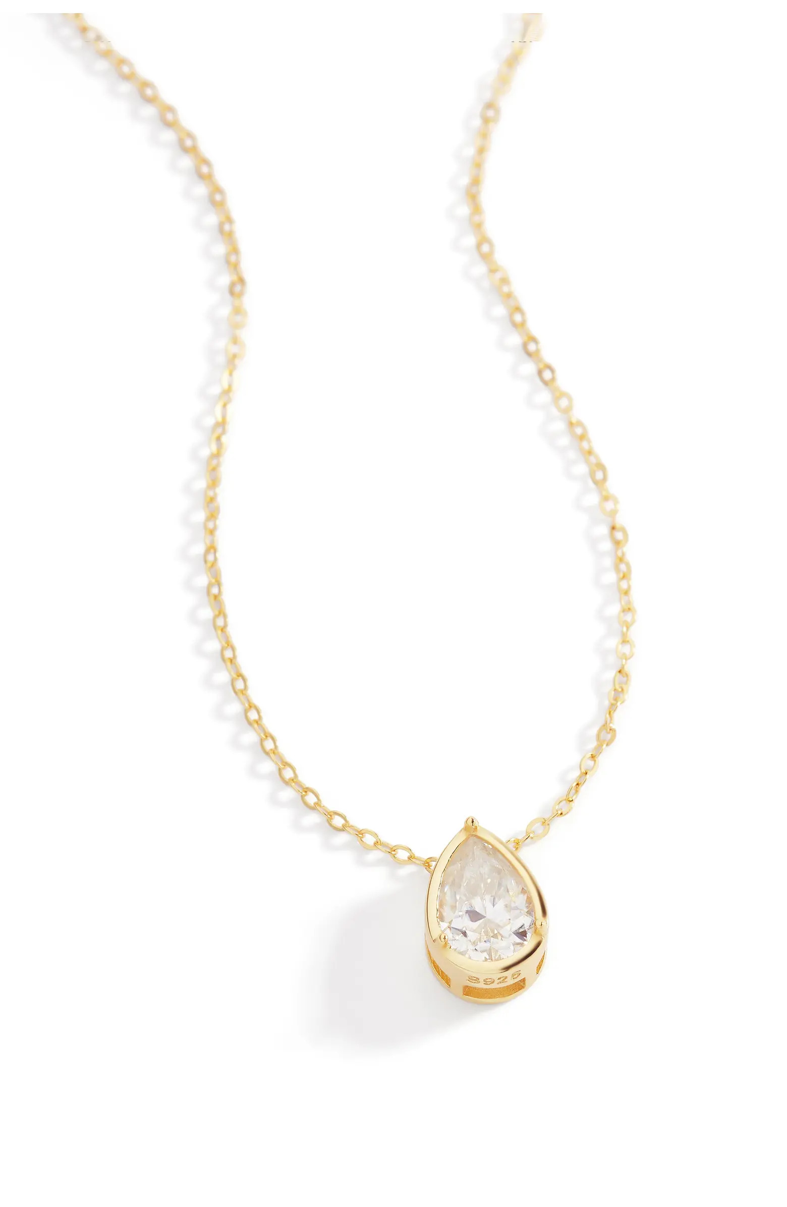 Mint & Lily Diamond Teardrop Necklace | Nordstrom | Nordstrom