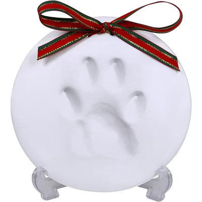 Midlee Christmas Clay Dog Paw Print Ornament Kit with Stand | Target