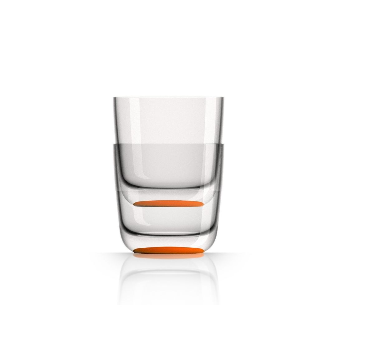 Marc Newson by Palm Tritan Forever-Unbreakable Whisky Tumbler with Orange non-slip base, Set of 2 | Macys (US)