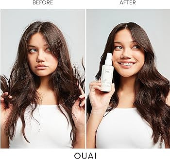 OUAI Leave In Conditioner & Heat Protectant Spray - Prime Hair for Style, Smooth Flyaways, Add Sh... | Amazon (US)