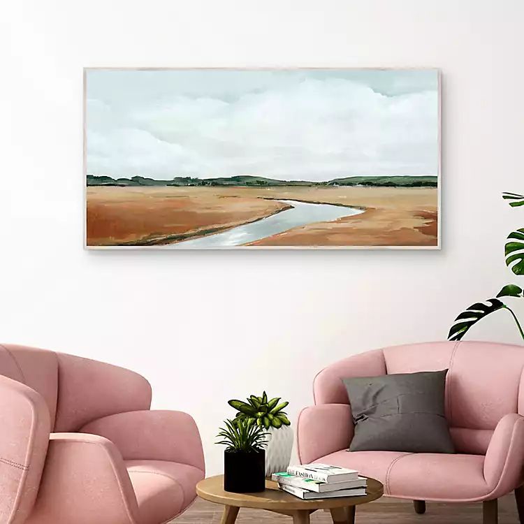 New! Creekside Landscape Framed Wall Art | Kirkland's Home