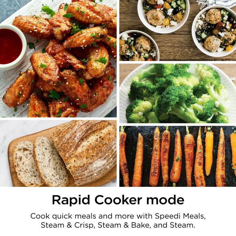 Ninja Speedi Rapid Cooker & Air Fryer, SF300, 6-Qt. Capacity, 10-in-1 Functionality, Meal Maker, ... | Walmart (US)