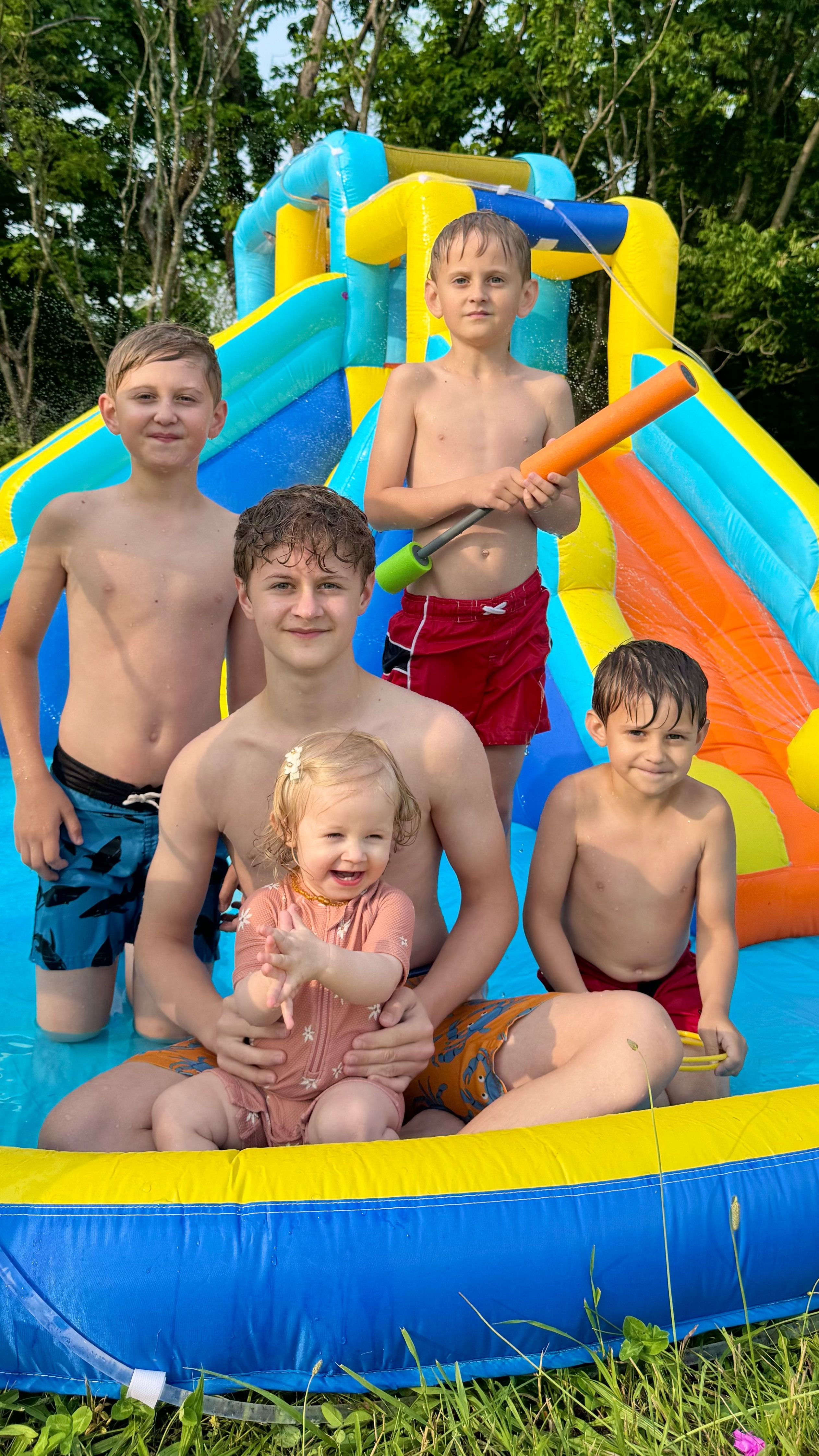 Let the giggles, flips, and fun begin!!☀️

Keeping kids busy and active in the heat wave season could be challenging. This inflatable water slide has been a great addition to have in our backyard. It is so practical and has many fun features and only takes seconds to inflate. Great energy burner too🙌

🔗Comment FUN for a link to be send to your inbox! Or, shop my LTK page link in bio
.
.
.
#waterslide #summer #inflatable #kids #sumertime #summeractivitiesforkids #summerfun #siblings #funinthesun #kidshavingfun