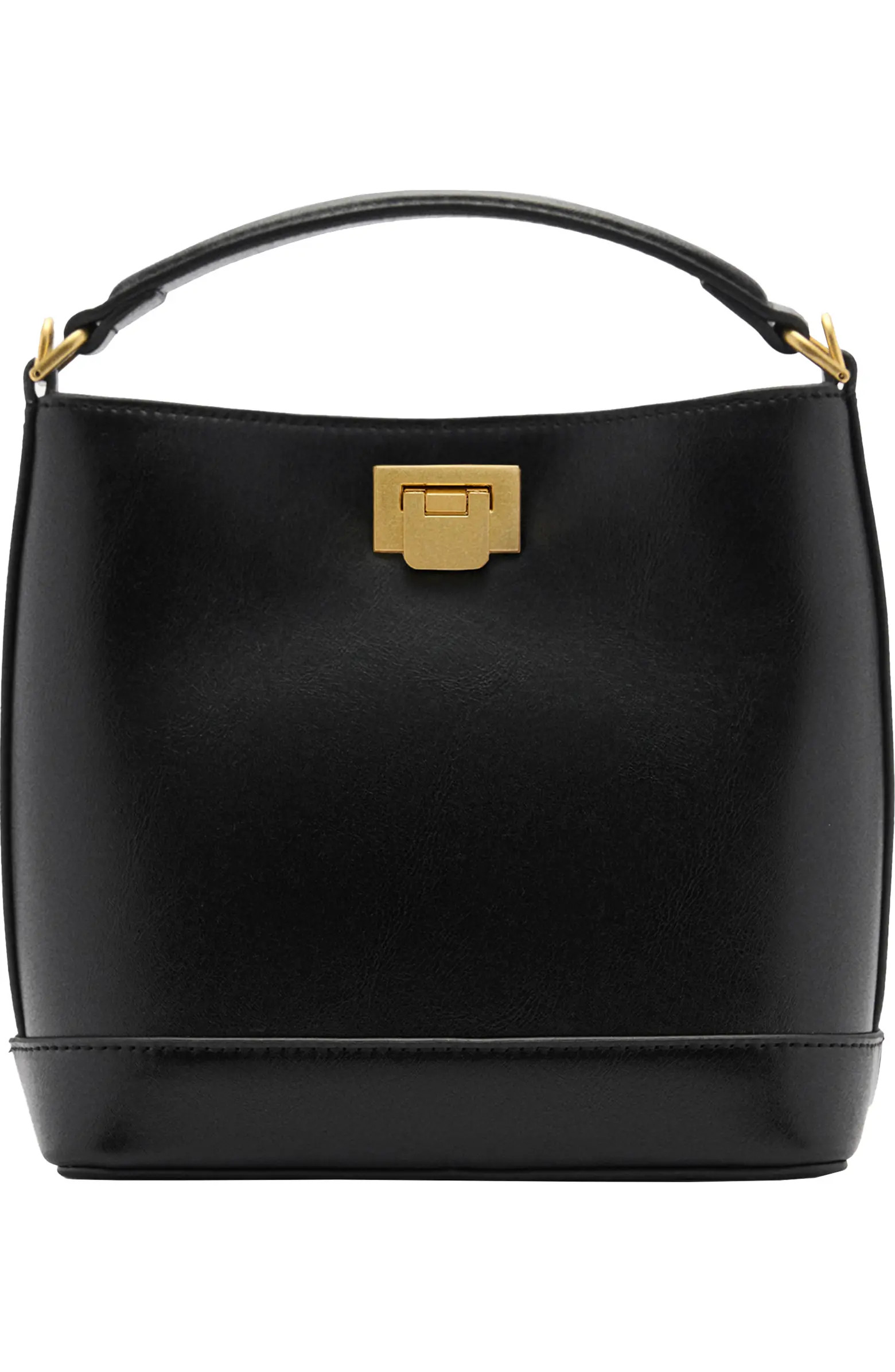 Mini Faux Leather Shopper Bag | Nordstrom
